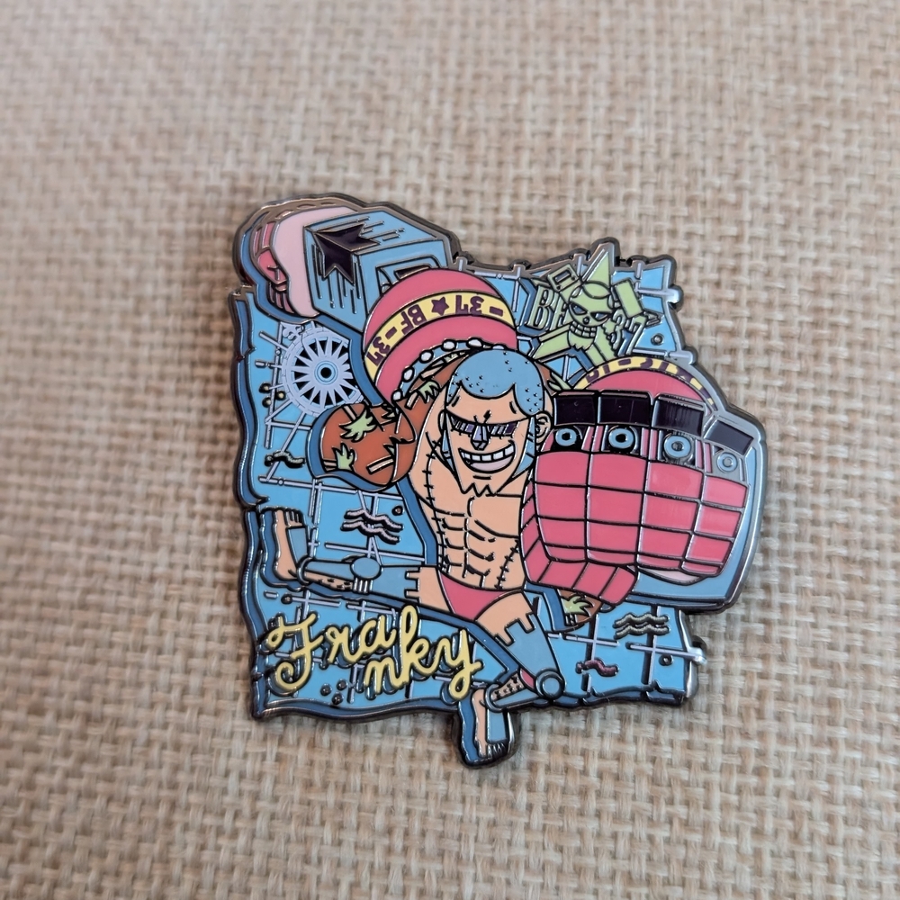 franky One Piece Chibi Character Map Loungefly
